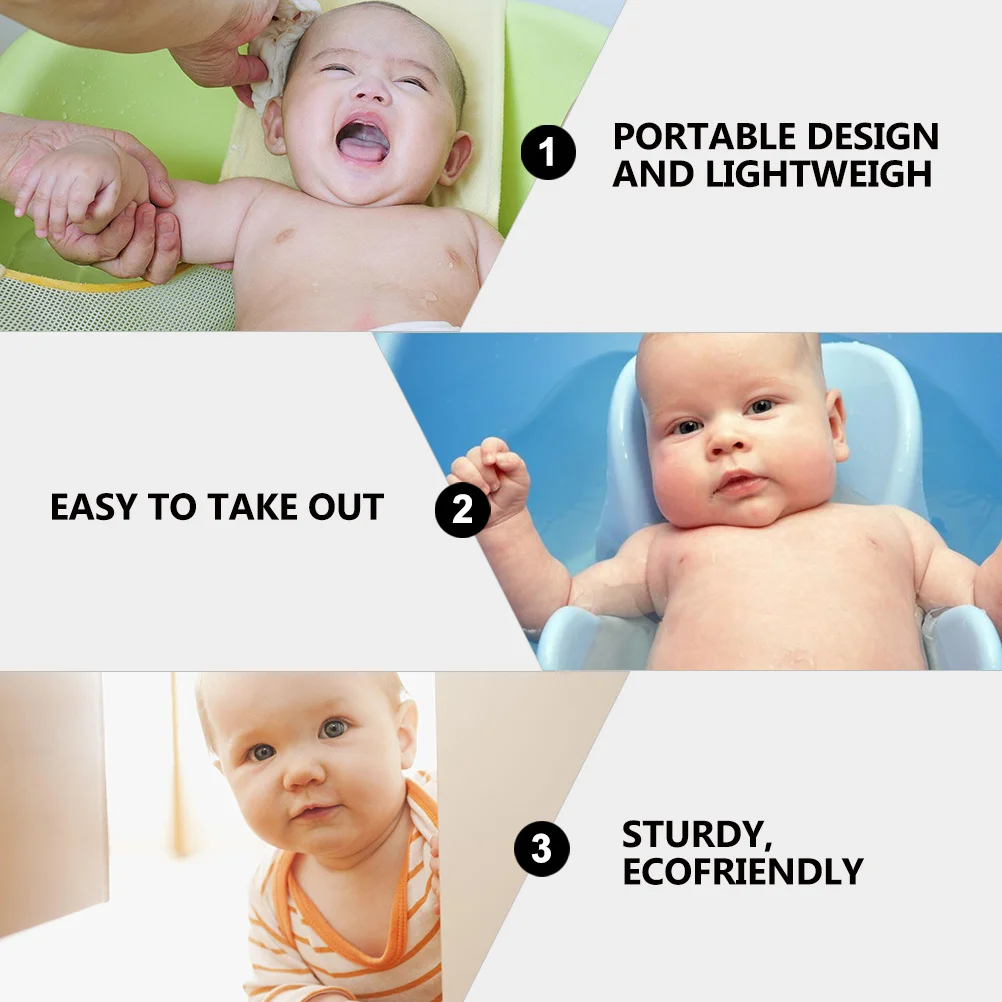 

Portable Cartoon Baby Washbasin Compact Lightweight Multifunctional Infant Face Foot Wash Basin Kids Bath Tub Baby Washbasin