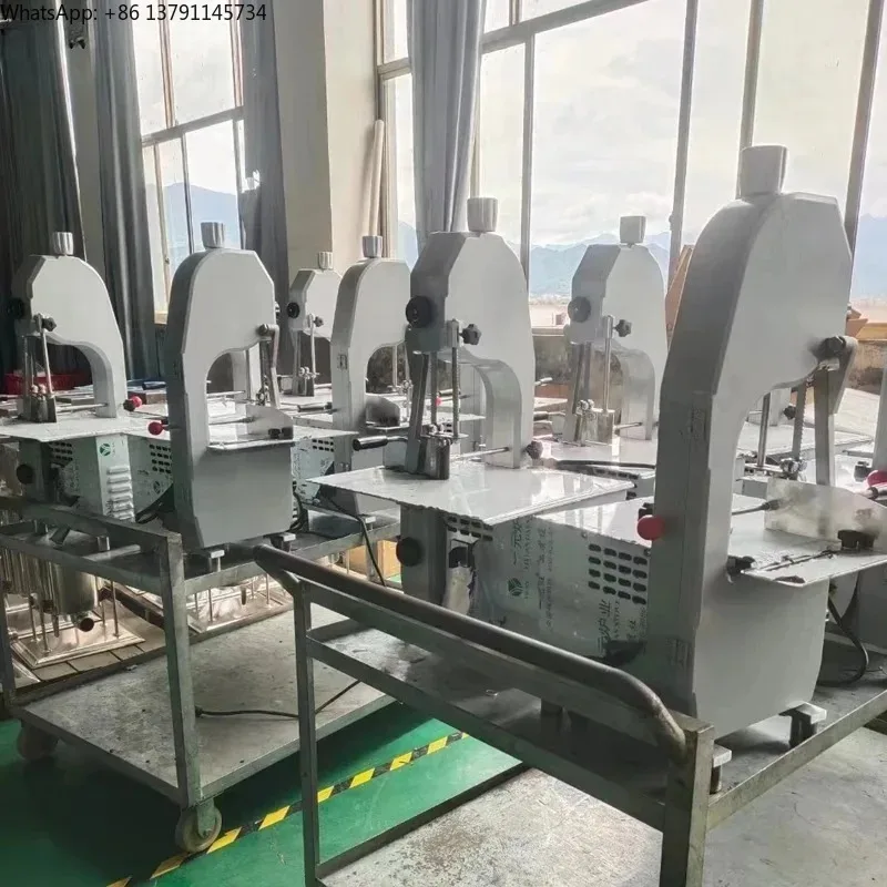 Upgraded 1500W Electric  Meat Grinder Meat  Cutting Machine Butchers  Saw Equipment