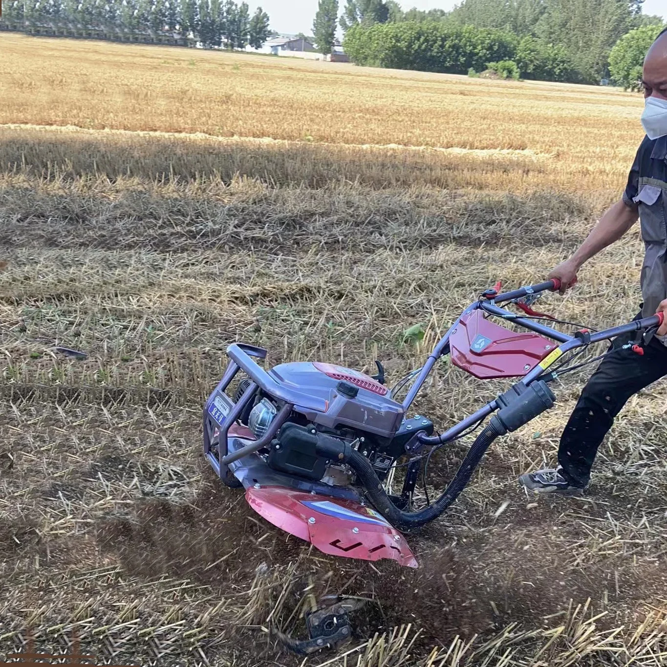 2025년 제조사 가격 미니 핸드닝 경운기 파워 경운기 농업