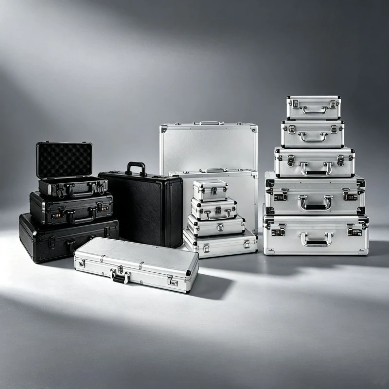 Shockproof Drop-resistant Aluminum Handheld Case, Password Storage Box for Tools, Beauty Instruments, Robot & Documents