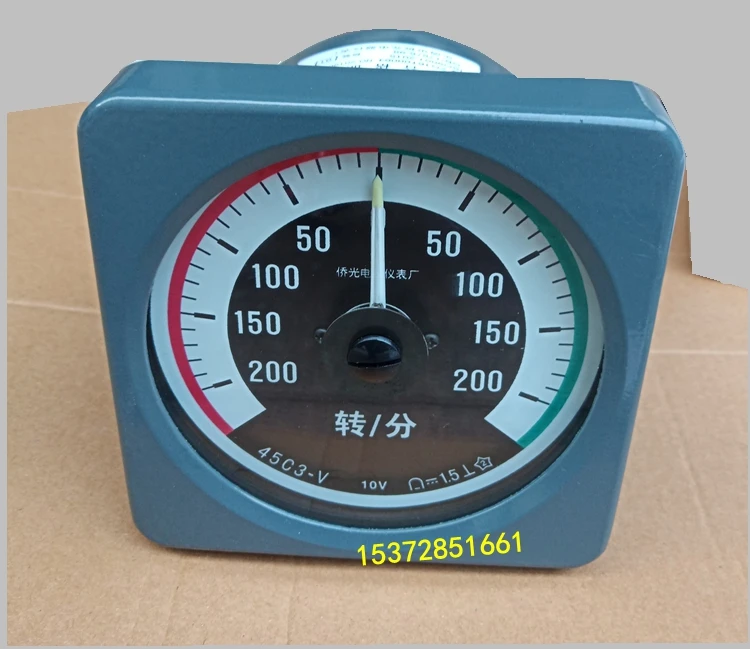 Marine Wide Angle DC Rudder Angle Meter 45C3-V Positive and Negative 200 RPM 10V 45C3-A New 45 Type