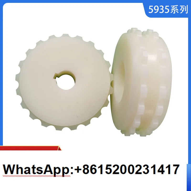 5935 roda dentada de correia de malha 19.05 roda dentada transportadora 16-18-21 -25-30