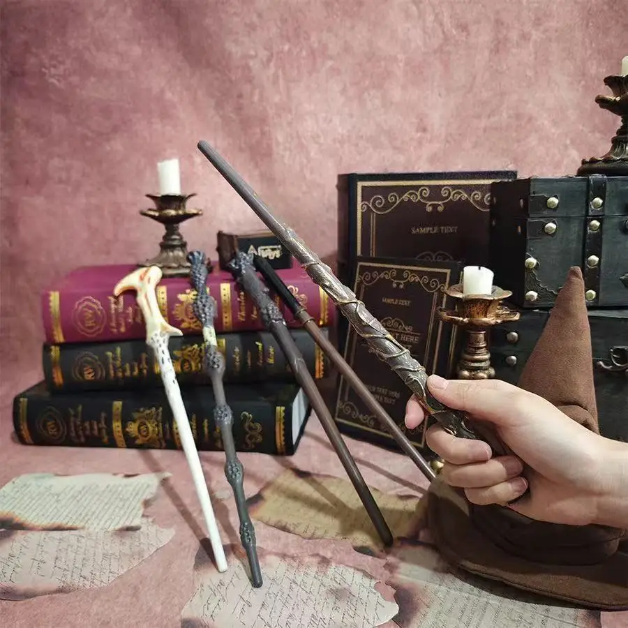 عصا هاري بوتر، عصي جلوبس، عصي سحرية، مشدات، هيرميون، دمبلدور، عصا المكنسة، مالفوي، بضائع #1