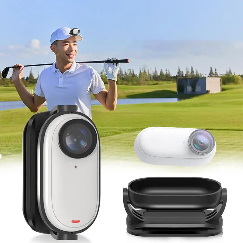 For Insta360 GO3/3S Camera Clip Adjustable Protective Quick Release Magnetic Hat Clip Stable Mounting Bracket Sports Camera