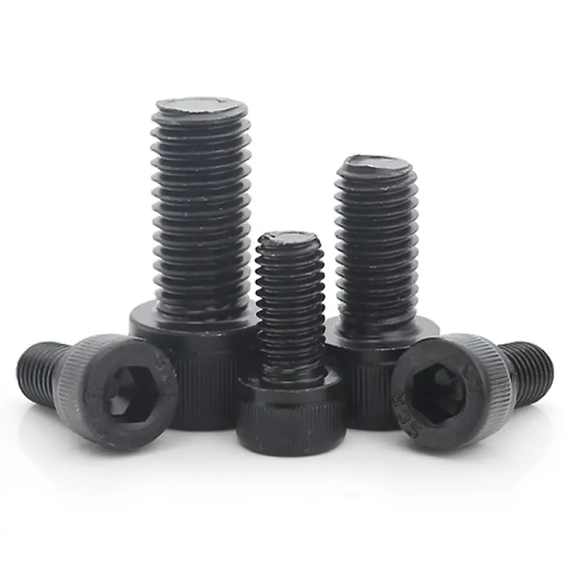 1 Stück Sechskantschrauben mit Feingewinde, Innensechskant, M8, M10, M12, M14, M16, Innensechskantschrauben aus schwarzem Kohlenstoffstahl, Teilung 1,0/1,25/1,5