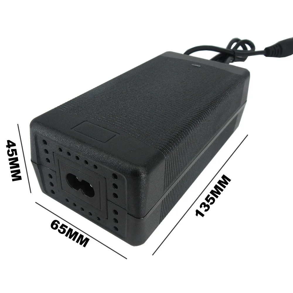 36V 4A Li Ion Battery Charger 42V 4A 10S 36 V 20AH Lithium Batterie Charger with Fan DC 5.5*2.5