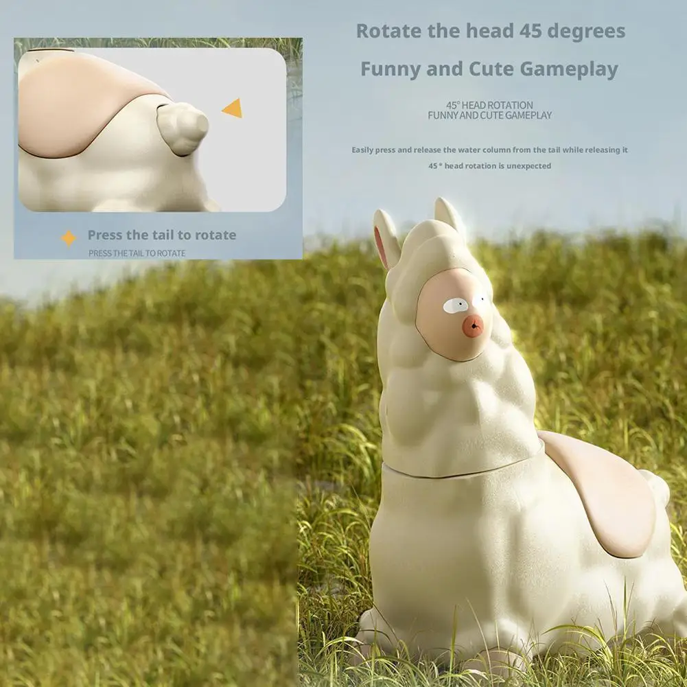 Zomer Outdoor Waterspellen Mini Alpaca Interactieve Watersproeier Waterpistool Fun Prank Decompressie Speelgoed