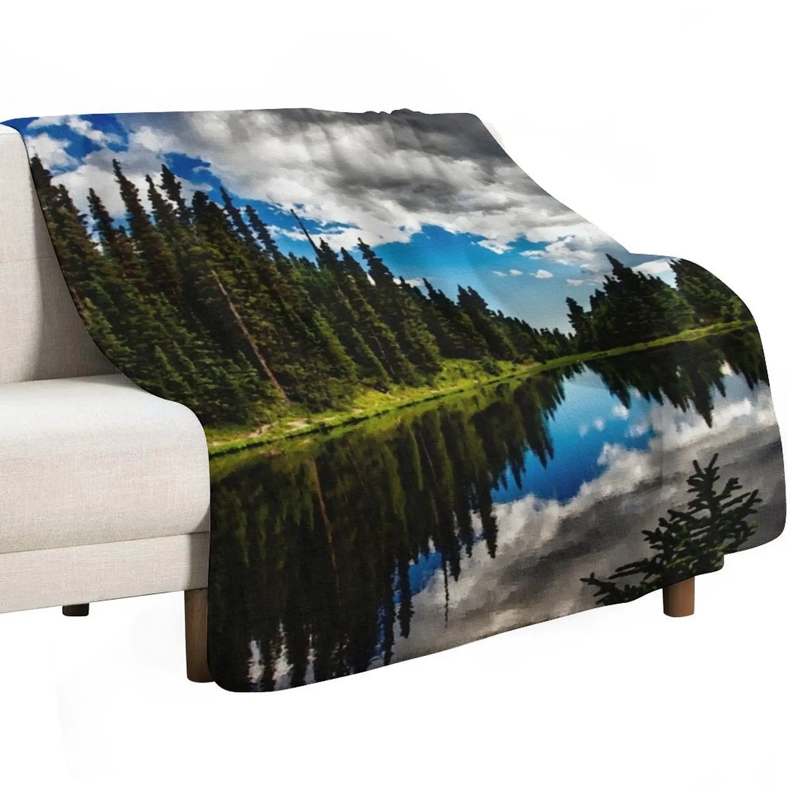 

Colorado Oil Painting Throw Blanket cosplay anime Soft Beds Luxury Throw Blankets