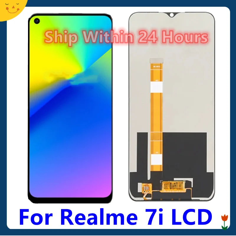 tested LCD For Realme 7i LCD Display Screen For RMX2103 Snapdragon 662 LCD Display Screen Digitizer Repair Parts