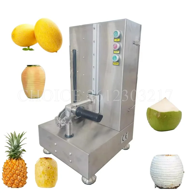 Food Grade Stainless Steel Watermelon Peeler Machine Pumpkin Pineapple Papaya Peeling Machine Automatic Apple Peeler Machine