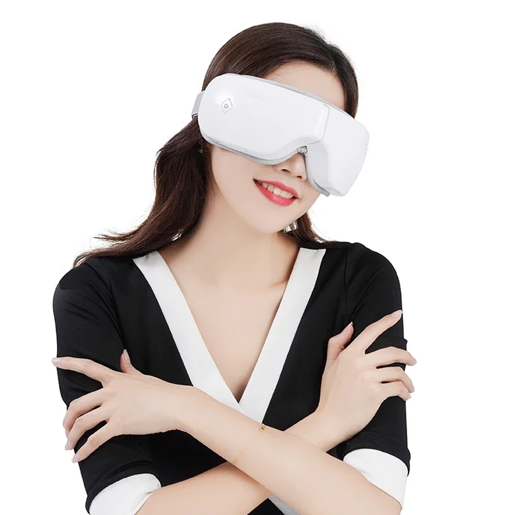 New Design Rechargeable Smart Wireless Portable Hot Compress Vibrating Eye Massager