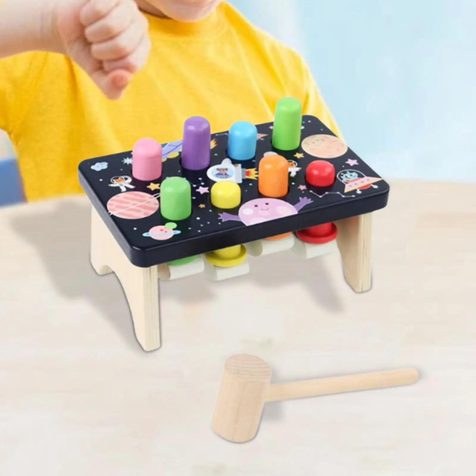 Whack A Mole con mazo divertido juego de mesa de entrenamiento de fuerza del brazo para regalo de niños