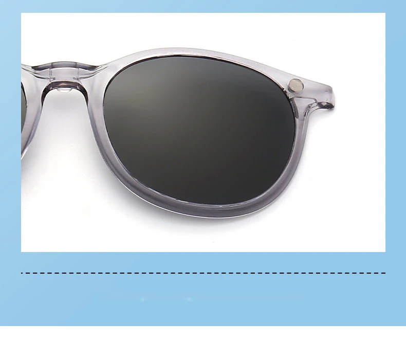 Vcka transparenten Rahmen Frauen Myopie Sonnenbrille 6 in 1 Mode polarisierten Magnet clip auf Brille verschreibung pflicht ige Brille-0.5 ~-6,0 – Detail 8