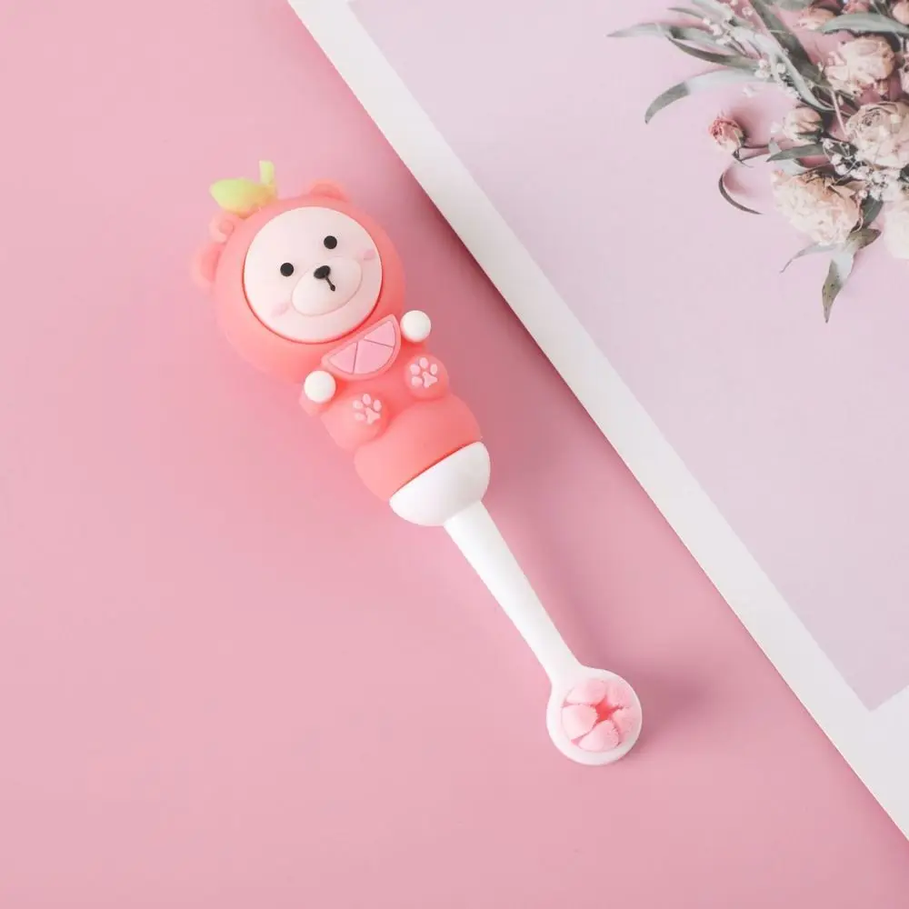 Brosse à dents en silicone pour enfants, produit de soins pour bébés, poignée coordonnante, qualité alimentaire, livres pour enfants