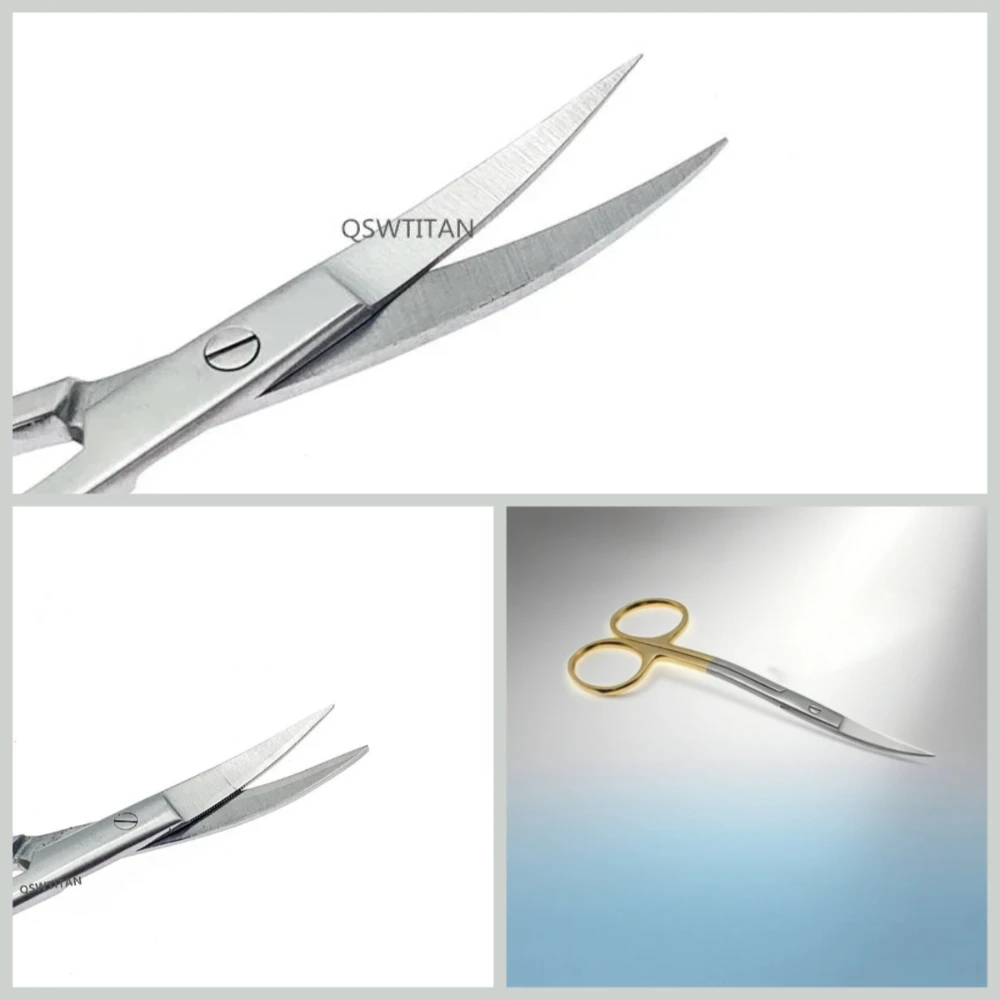 กรรไกรเวฟ QSWTITAN สำหรับผ่าตัดจมูก ตัดกระดูกจมูก ทำคิ้ว ทำตา  ทำจากสแตนเลส