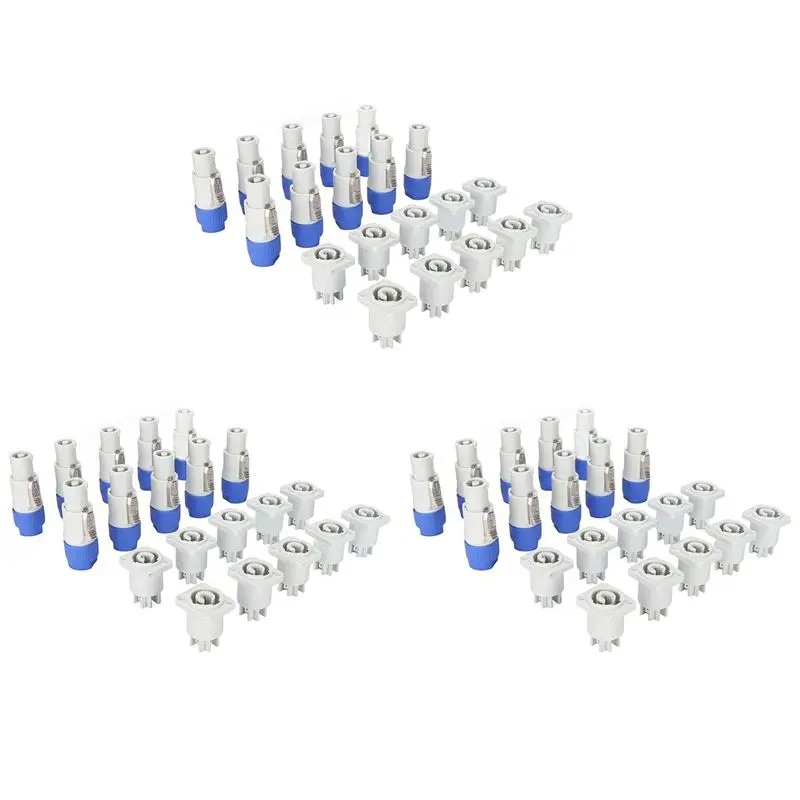 

ABPQ-30X 3 Pin AC Power Con Male And Female Head Connectors, Signal Input Jack For Light Stage Light Power (Output)