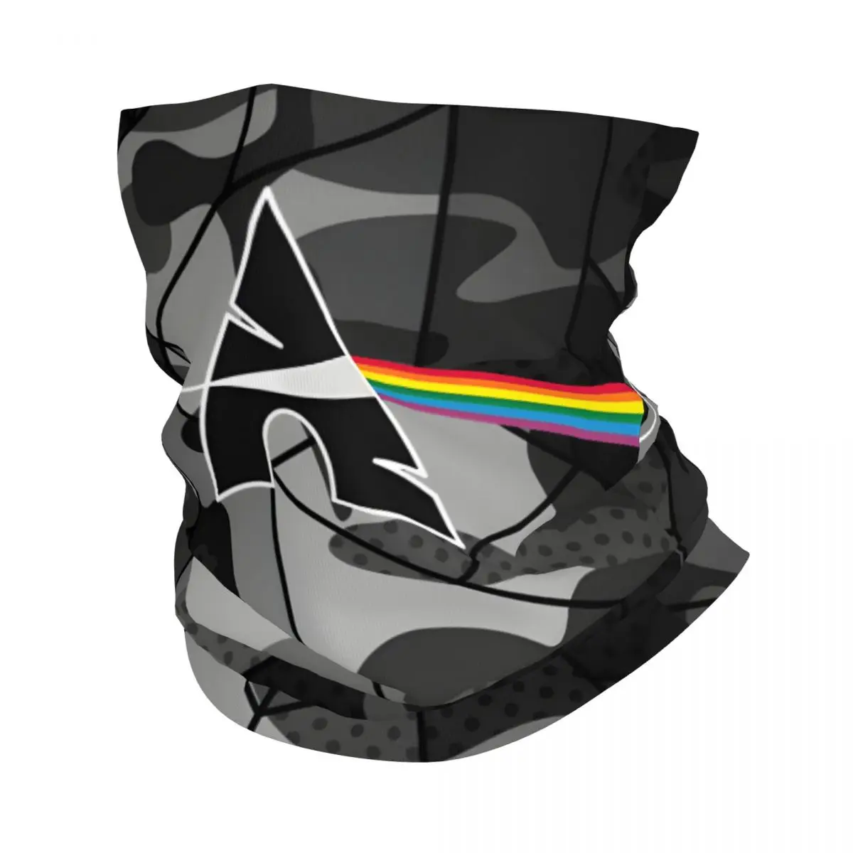 

Arch Linux Prism Bandana Neck Cover Motorcycle Club Linux Face Mask Balaclava Riding Unisex Adult Windproof