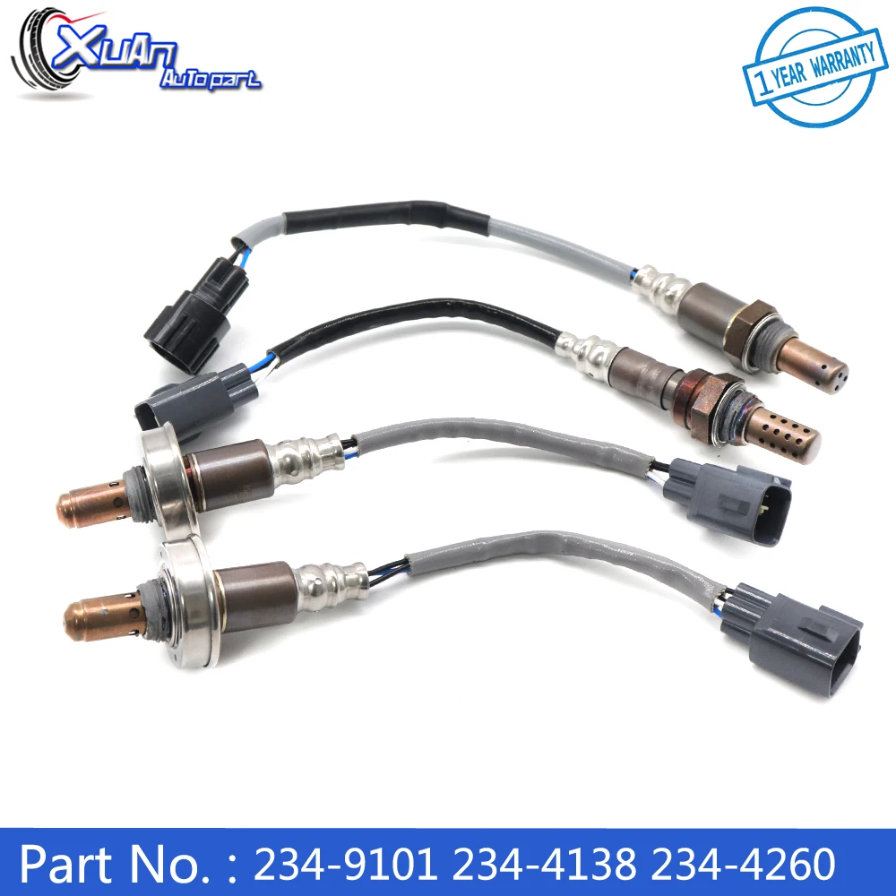 

XUAN Up+Downstream Air Fuel Ratio Lambda O2 Oxygen Sensor 234-9101 234-4138 234-4260 for Toyota 4Runner Lexus GX470 4.7L 03-04