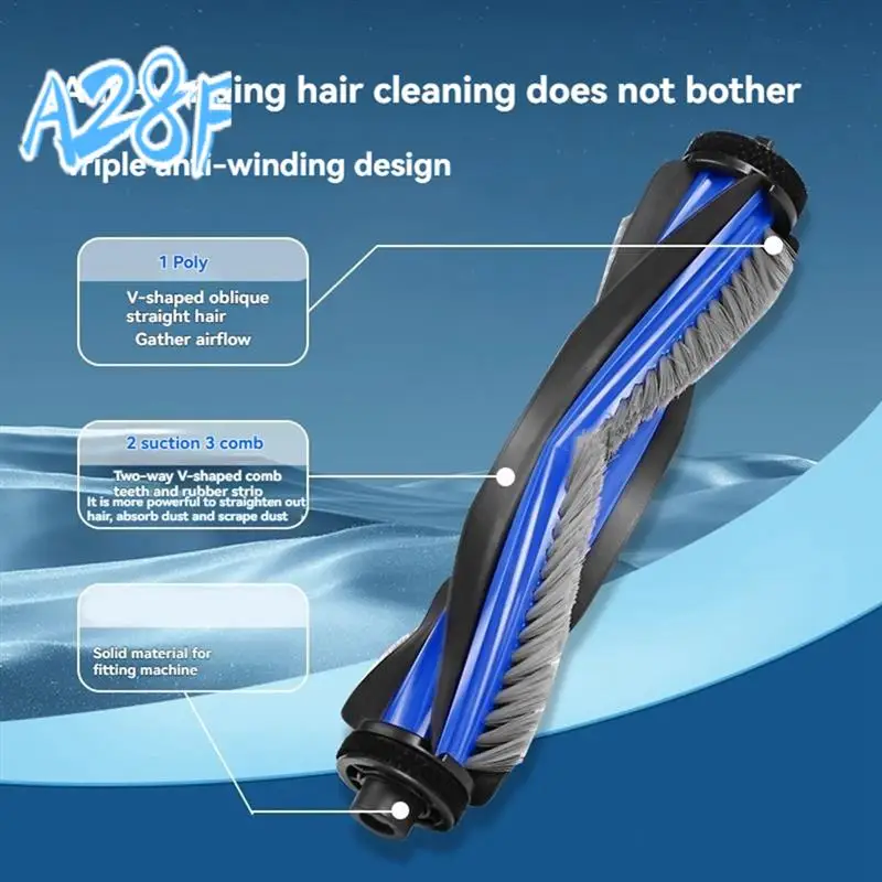 

A28F-21PCS Roller Side Brush Hepa Filter Dust Bag Replacement For Ecovacs X8 PRO X8 PLUS AI Replacement