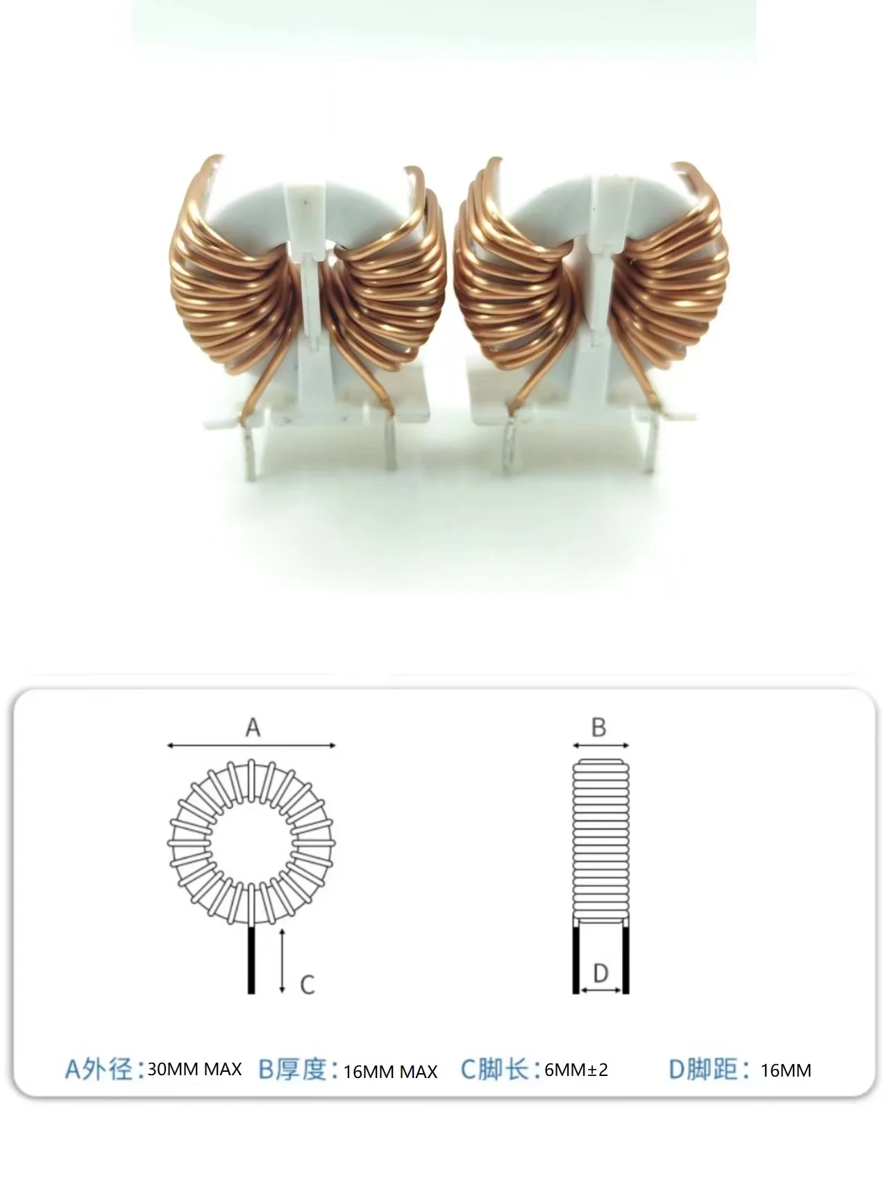 3 PCS 25*15*12 3MH 1.2 Line Common mode Filter inductance Choke coil Annular common mode inductance 12A