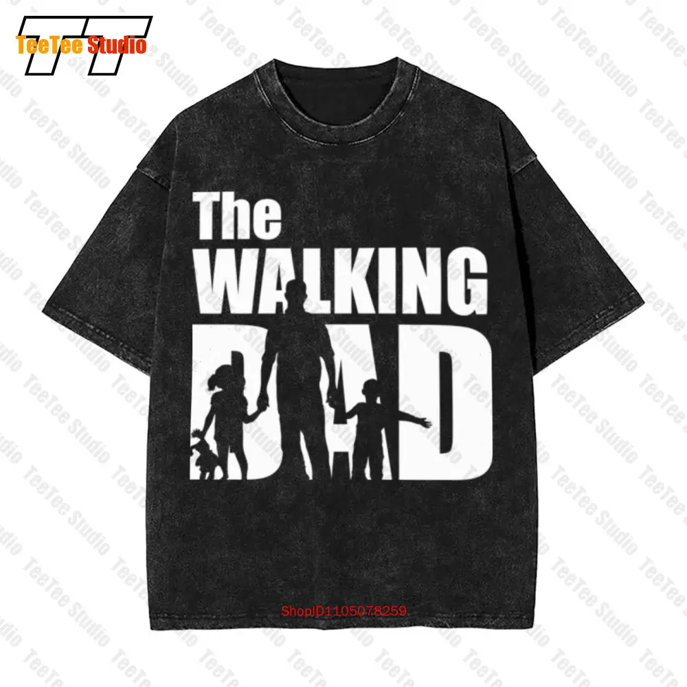 

Мужская винтажная футболка большого размера The Walking Dad Dead Daryl OGFB