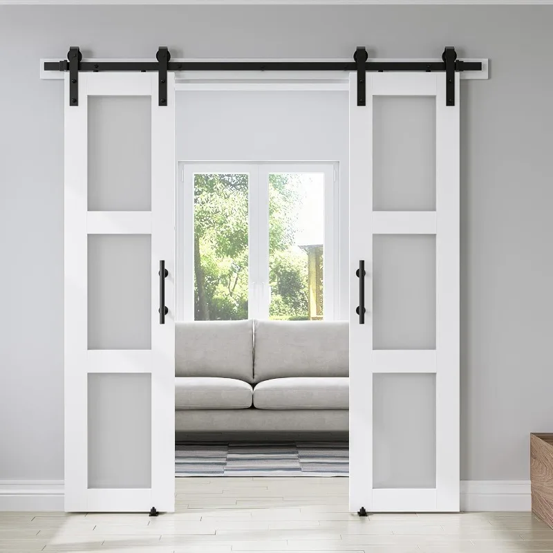 

Sliding Barn Door with Hardware Kit - Waterproof, Easy to Assemble, Pre-Drilled