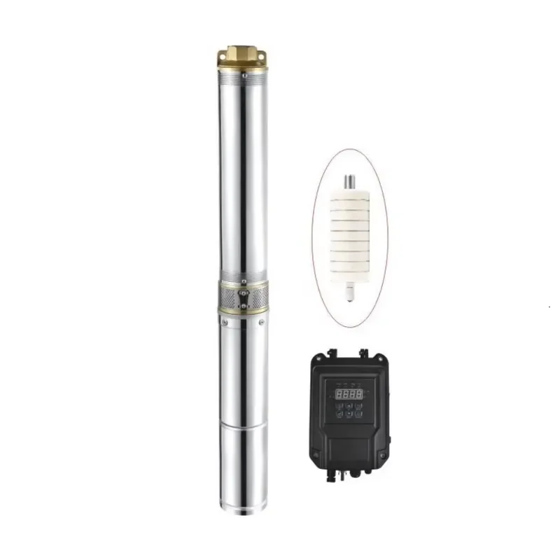 custom for 1200W External Controller Deep Well Pump Water Solar 75m High Lift Stainless Steel Submersible
