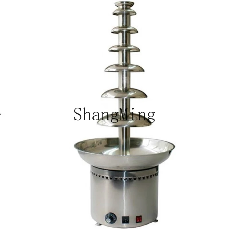 

ZYY seven-layer chocolate fountain machine commercial spray tower waterfall Guli hot pot shop