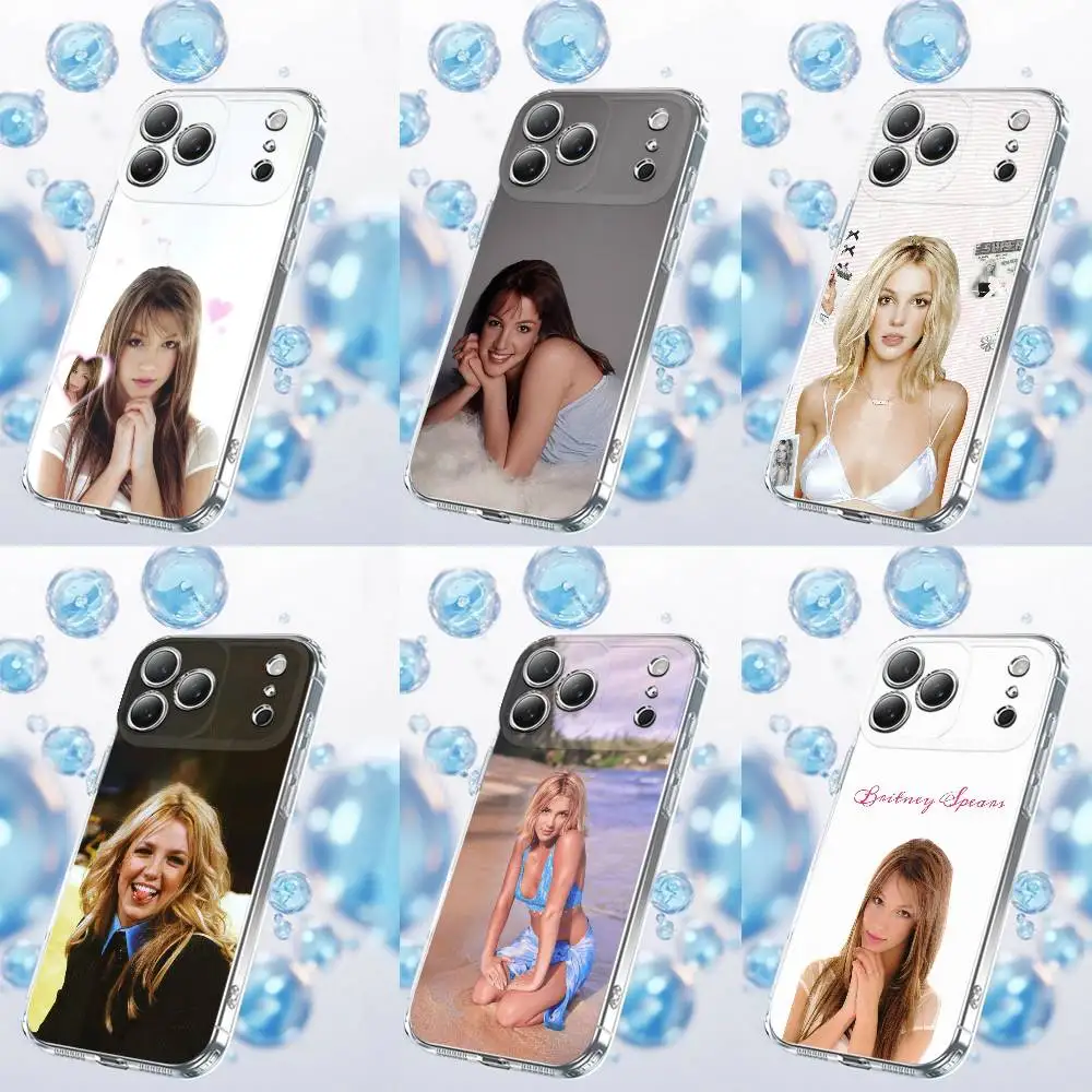 

Singer B-Britney Spears Phone Case For iPhone 14,16,11,13,15,17,12,Air,Mini,Plus,Pro,Max,Plus,E Clear Soft Shell