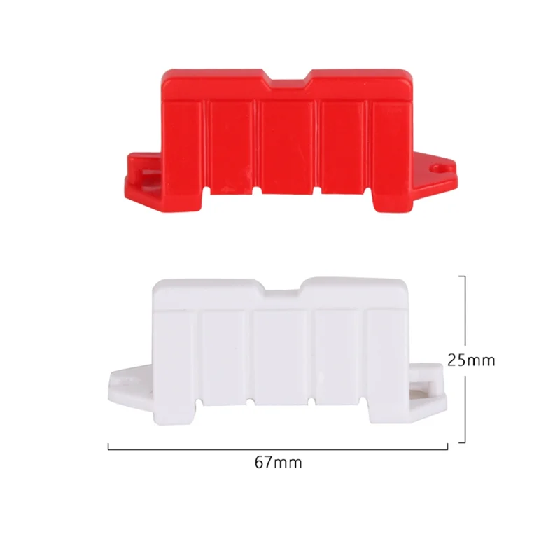 

LALA 50Pcs RC Car Drift Racing Track Road Barrier Traffic Fence for 1/16 1/18 1/28 RC Truck DIY Parts