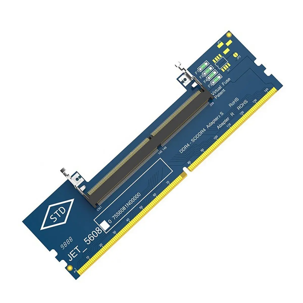 AA19 DDR4 Adapter Card Laptop SO DDR4 RAM to Desktop DDR4 Adapter Card Memory Tester SO DIMM 4 to DDR4 Converter