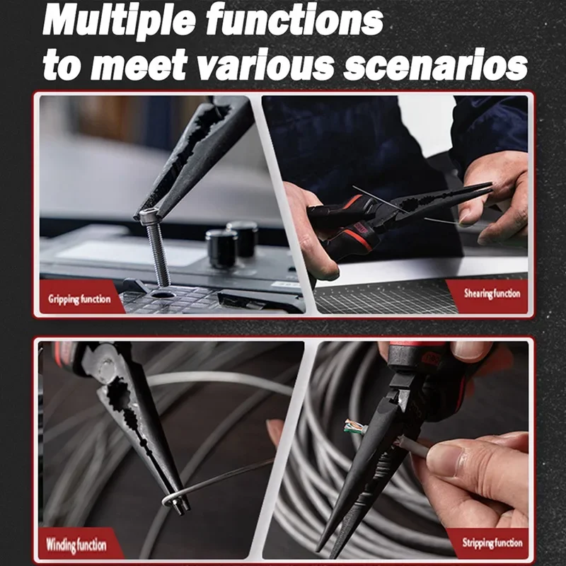 Imagem -05 - Deli-multifunctional Universal Cortadores Fio Agulha-nose Alicerce Diagonal Nose Alicerce Labor-saving Duráveis Ferramentas Eletricista