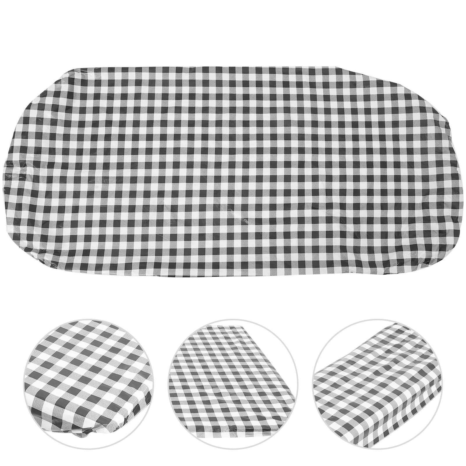 

Stretch Elastic Outdoor Table Cover Waterproof Picnic Tablecloth Decorative Sleeve for Banquet Party Camping Table Cover