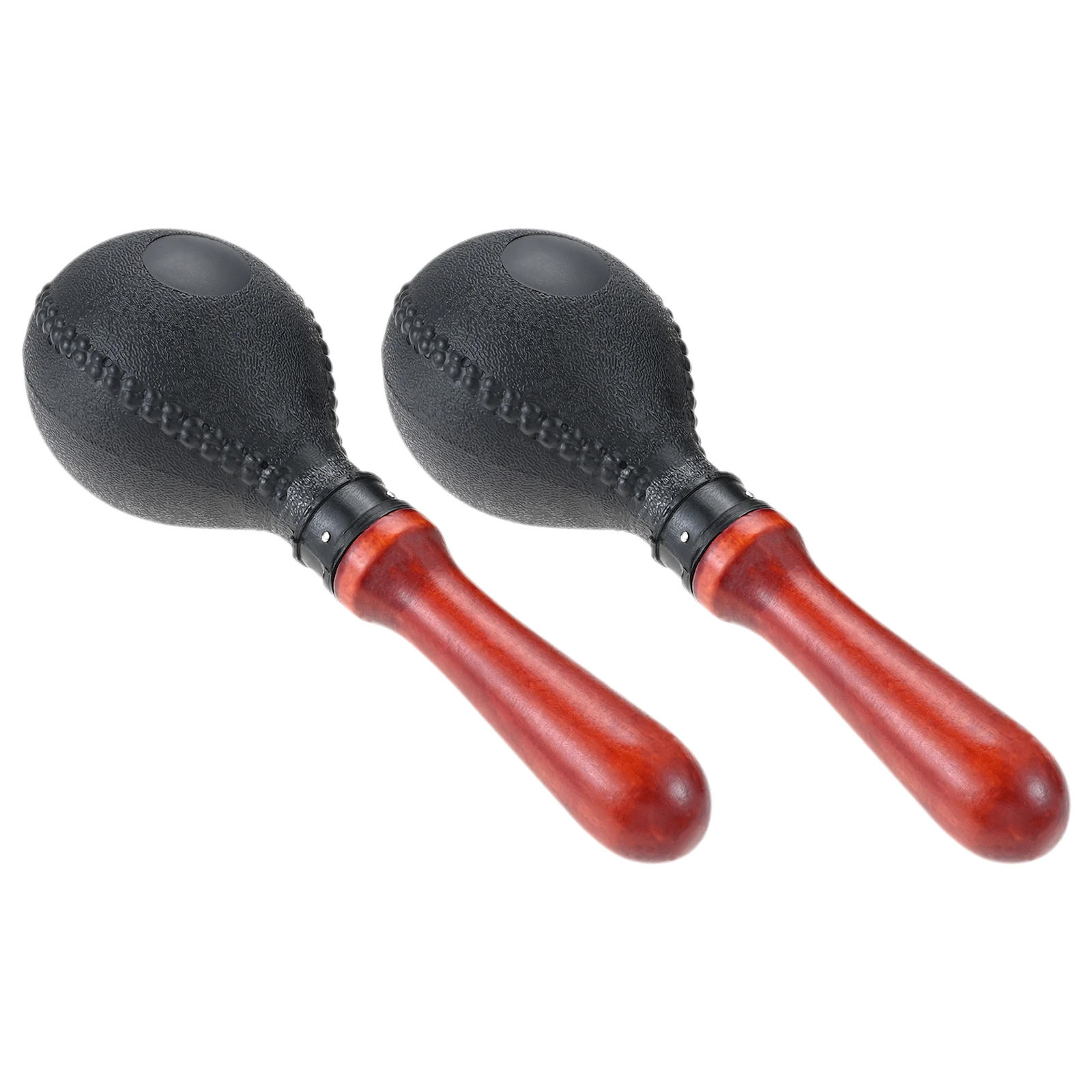 2 Pcs Plastic Sand Hammer Multiple Colors ABS Plastic Shell and Wooden Handle Durable and Portable Safe for kids and Adults
