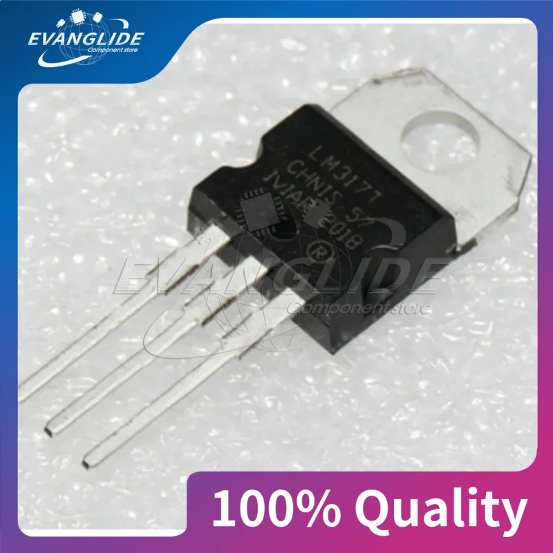 2 PCS/LOT LM317T LM217T LM317 Regulador de voltaje ajustable de tres terminales SMD LM317T-DG TO-220
