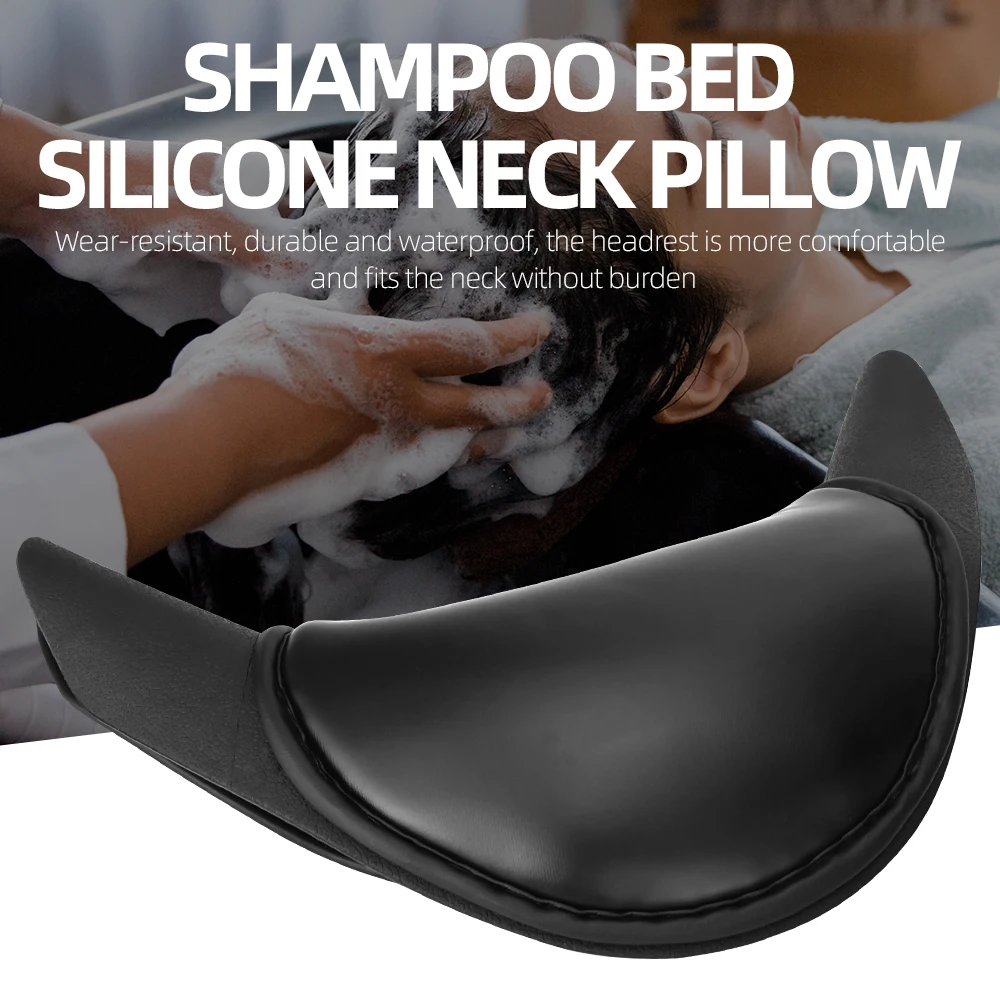 Silicone Shampoo Bowl Neck Rest Pillow Soft Neck Support Cushion for Hair Washing Sink Salon Shampoo Basin