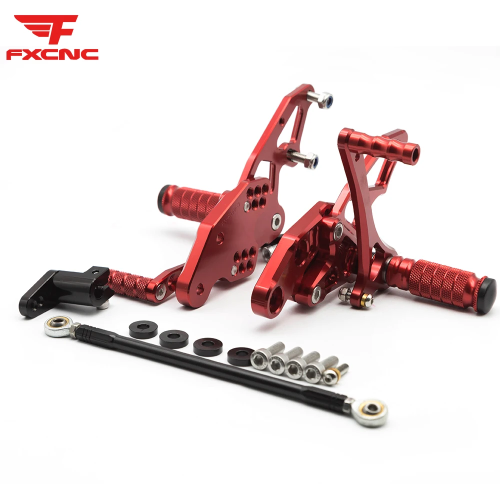 Aluminum CNC Adjustable Motorcycle Rider Rear Sets For Yamaha YZF R15 2012-2017 Rearset Footrest Foot Pegs 2013 2014 2015