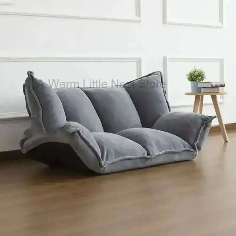 

Nordic Small Apartment Chaise Lounge Creative Designer Hotel Tatami Single Sofas Japanese Bedroom Dormitory Lazy Sofa Chair N u