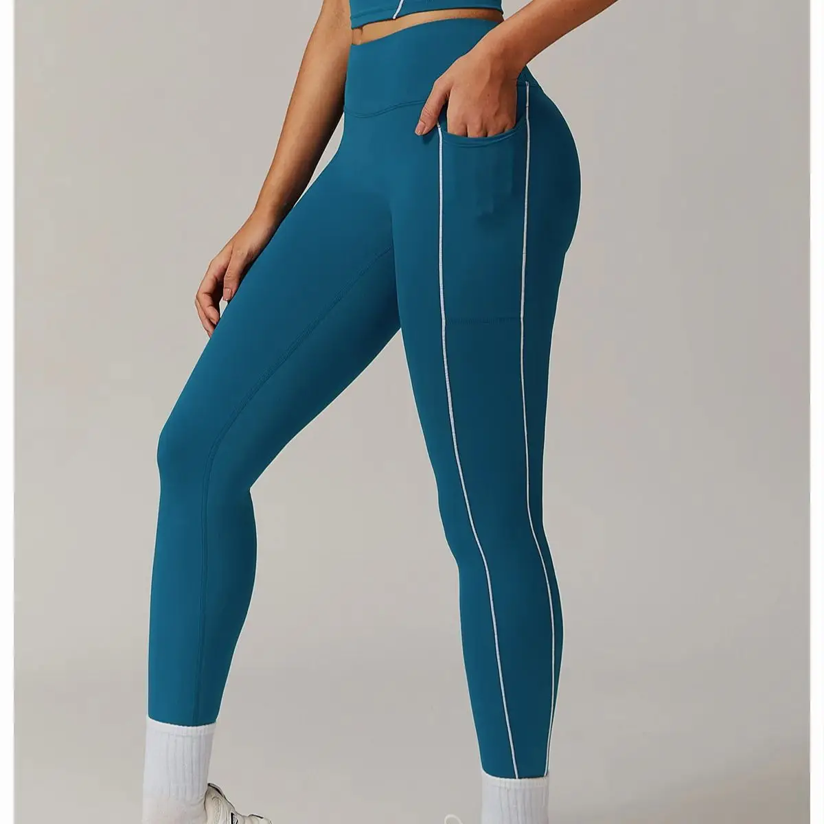 

Women's Gym High Waist Yoga Pants Fitness Workout Training Running Pants Women Slim Gym Clothing Quick Dry Jogging Workout Pants