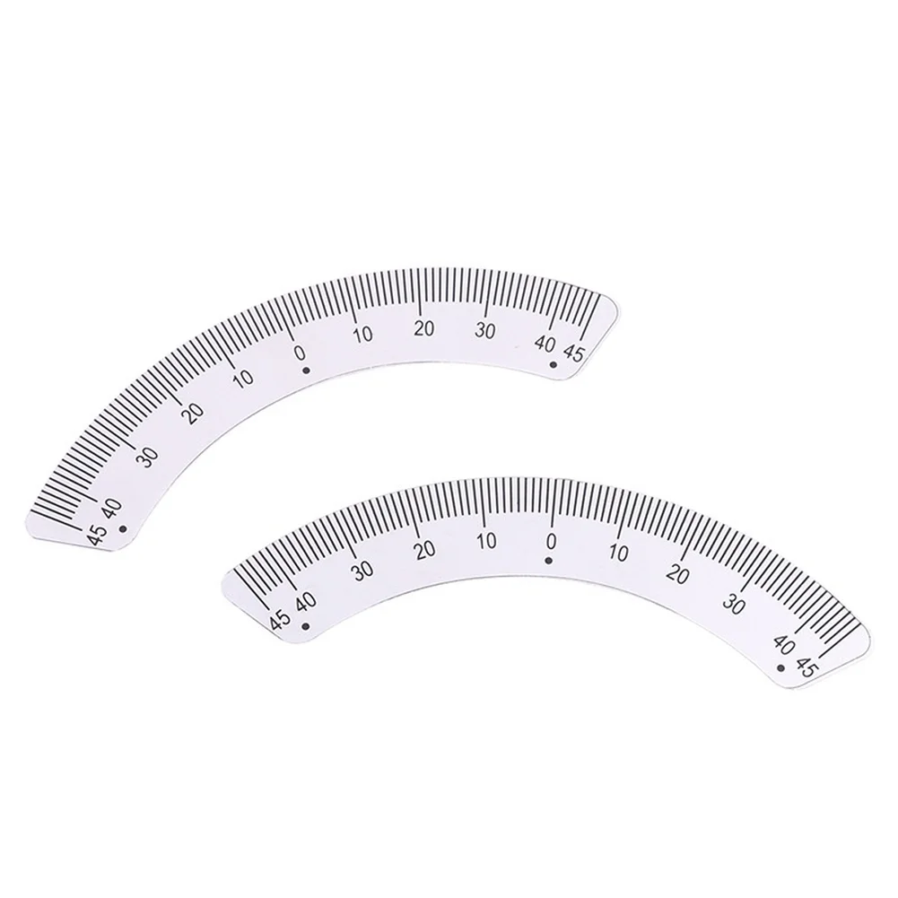 B159 Feed Scale C15 45 Degree Aluminum Ruler 135mm Yellow Metal Turret Milling Machine Accessory For Measurement Tool