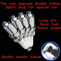 4pcs Iridium Spark Plug 12290R62H01 fit for Honda CIVIC 1.8 ACCORD CR-V Acura CSX RSX 2.0 Chevrolet Ignition Power IZFR6K11NS