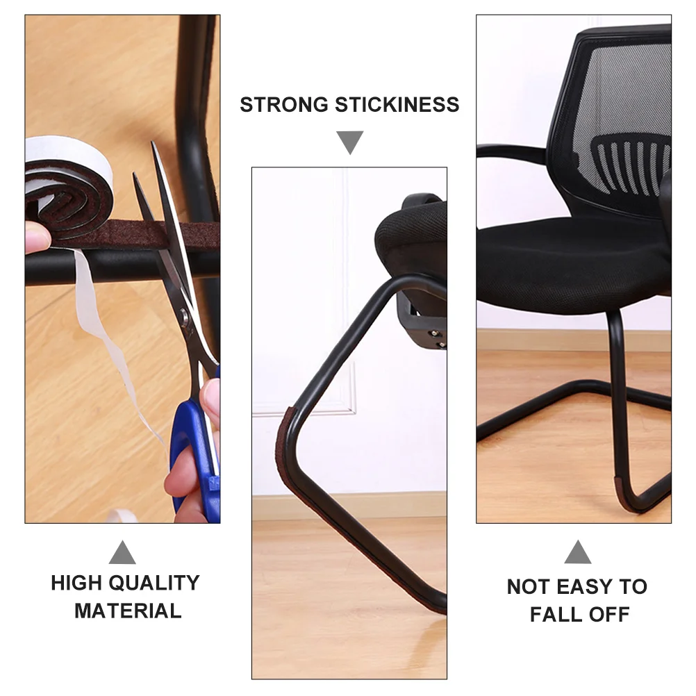 Almohadilla para patas de silla, cojín para pies de muebles de fieltro, Protector de suelo para azulejos de madera dura, taburete laminado, cubierta para pies, Protector de patas de silla, 2 uds.