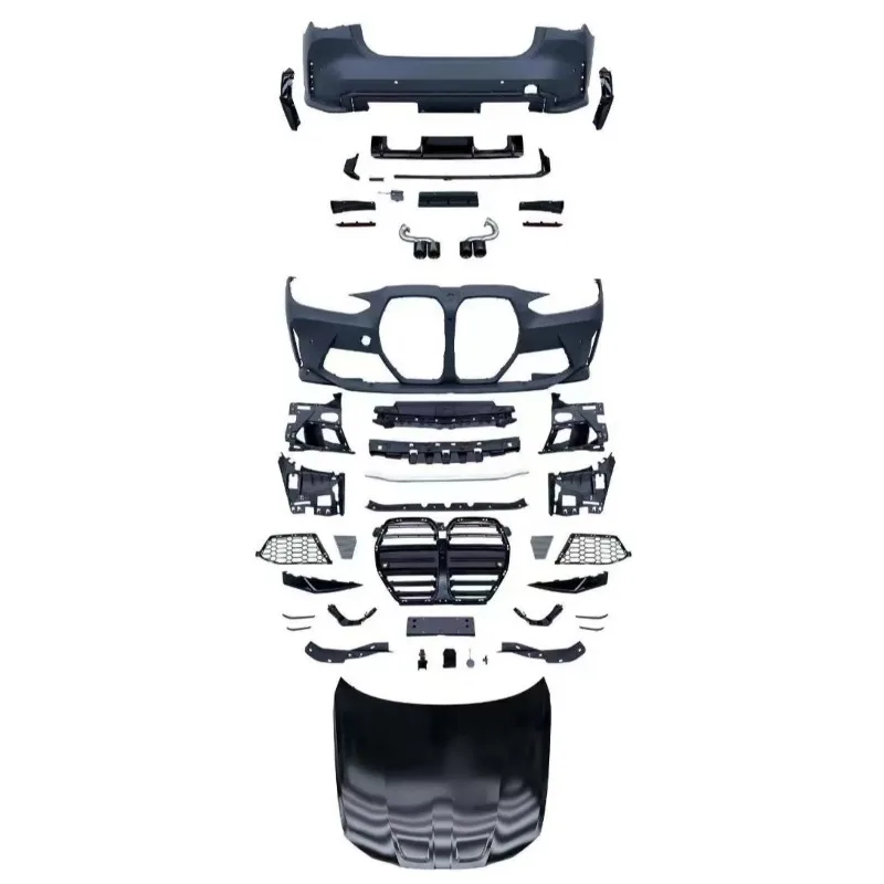 Front Rear Bumper Assembly Kit Modified M4 2022 2024 for BMW
