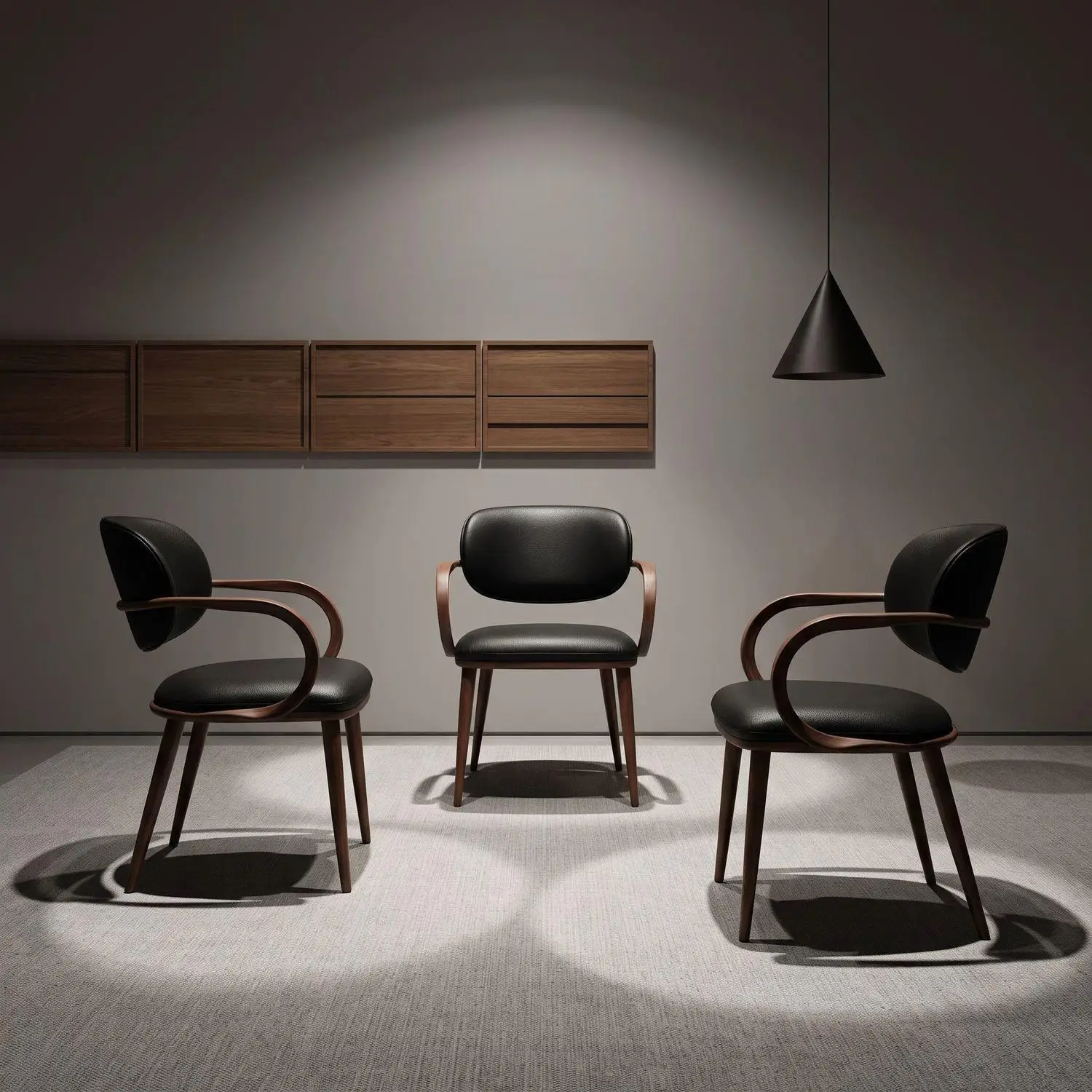 Minimalist dining chair Premium sense Home restaurant Eating stool