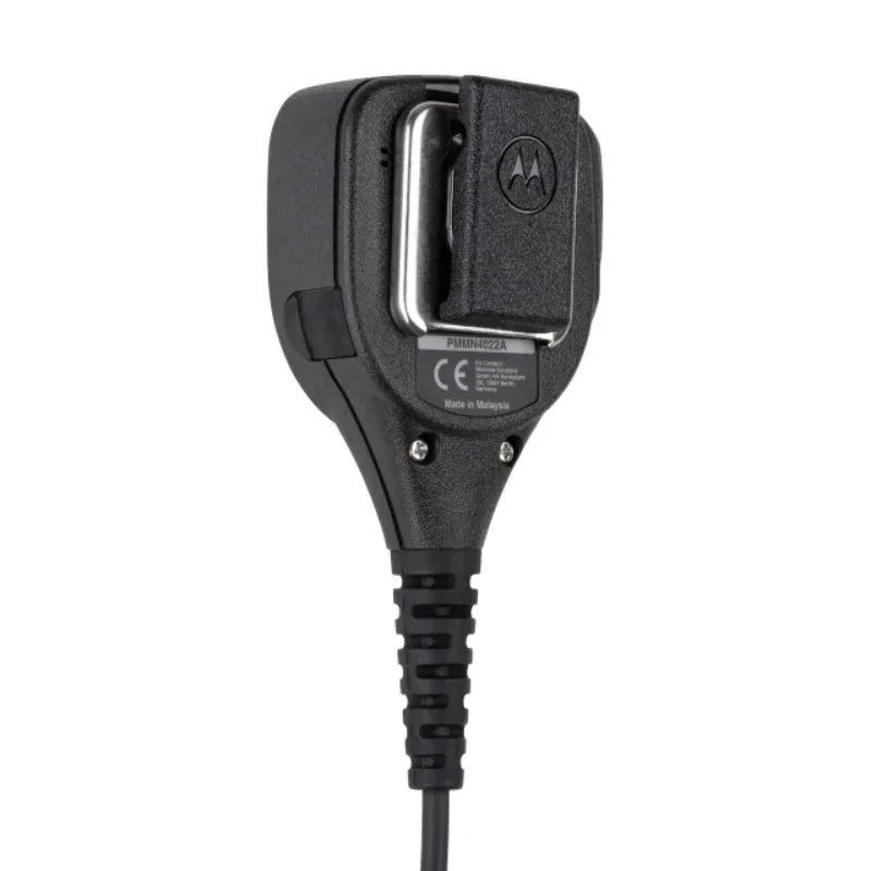 Moto IP54 PMMN4022A Speaker PTT Mic Microphone with 3.5mm Audio Jack for GP628 Plus PTX760Plus GP328Plus PTX700Plus GP338 Plus
