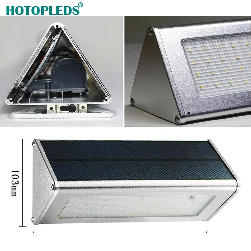 

Solar Street Light 48led Aluminum Alloy Intelligent Sensing Street Light Garden Radar Sensing Wall Light