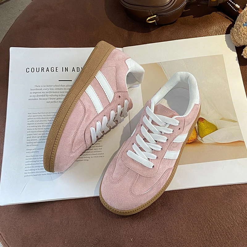 Women's Casual Shoes Lace Sobriety New Fashion Lightweight Casual Outdoor Walking Shoes Sneakers Anti-slip Flat Women's Shoes image 5