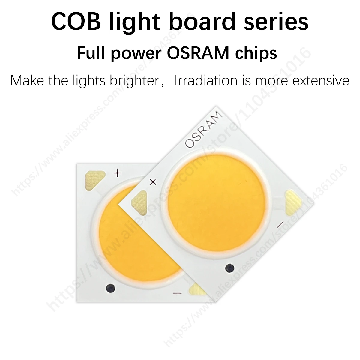 High Power OSRAM 10-20W 17-30W COB LED โคมไฟชิป Spotlight Floodlight สวนสแควร์ไฟ LED ลูกปัด Floodlights