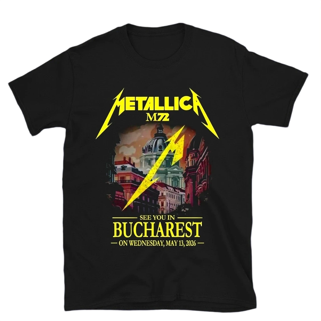 Metallica Watch Out It's Metallica M72 World Tour 2026 Merch T Shirt Cotton Men's and Women's T-Shirt Fans Casual Y2k Summer Tee