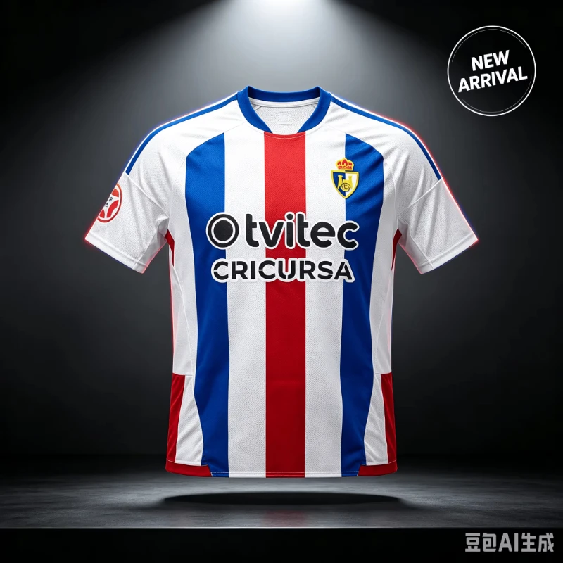 2026 Ponferradina 3D Printed Football Jersey Men's Summer Breathable Quick Drying Short Sleeved T-shirt Family Matching Clothing